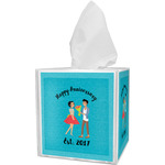 Happy Anniversary Tissue Box Cover (Personalized)