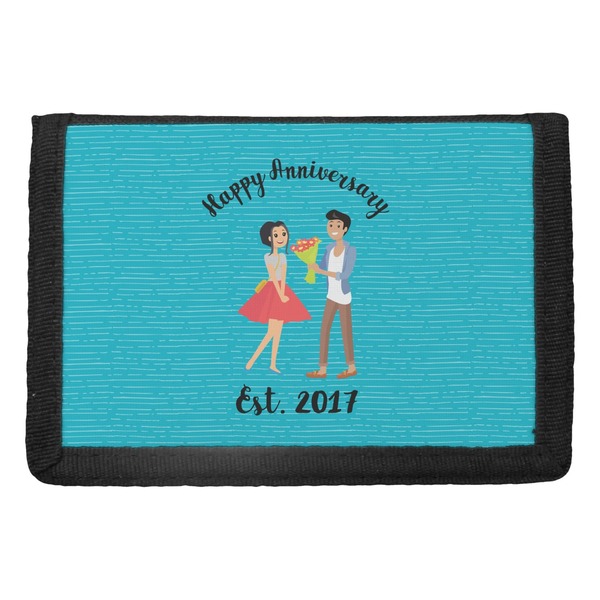 Custom Happy Anniversary Trifold Wallet (Personalized)