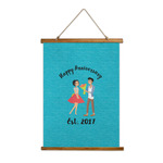 Happy Anniversary Wall Hanging Tapestry (Personalized)