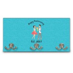 Happy Anniversary Wall Mounted Coat Rack (Personalized)