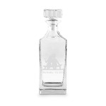 Happy Anniversary Whiskey Decanter - 30 oz Square (Personalized)