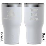 Happy Anniversary RTIC Tumbler - White - Engraved Front & Back (Personalized)