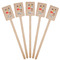 Happy Anniversary Wooden 6.25" Stir Stick - Rectangular - Fan View