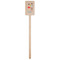 Happy Anniversary Wooden 6.25" Stir Stick - Rectangular - Single Stick