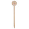 Happy Anniversary Wooden 6" Food Pick - Round - Single Pick