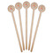 Happy Anniversary Wooden 7.5" Stir Stick - Round - Fan View