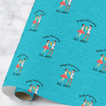 Happy Anniversary Wrapping Paper Roll - Large (Personalized)