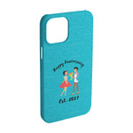 Happy Anniversary iPhone Case - Plastic - iPhone 15 (Personalized)