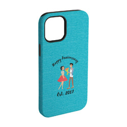 Happy Anniversary iPhone Case - Rubber Lined - iPhone 15 (Personalized)