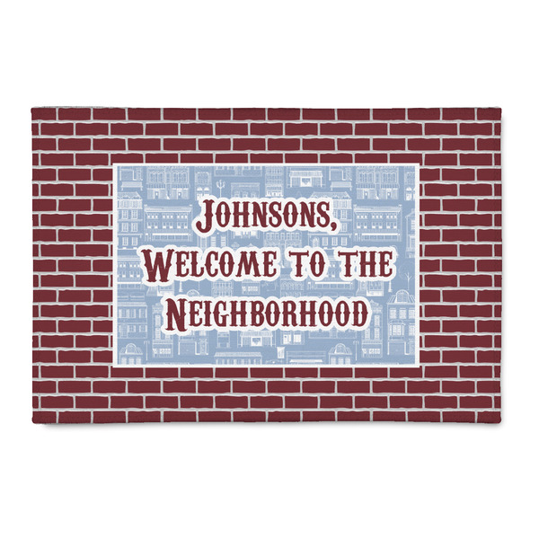 Custom Housewarming 2' x 3' Indoor Area Rug (Personalized)