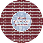 Housewarming Multipurpose Round Labels - Custom Sized (Personalized)