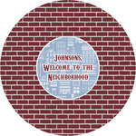 Housewarming Multipurpose Round Labels - 4" (Personalized)