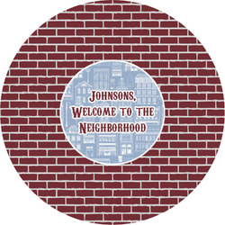 Housewarming Multipurpose Round Labels - 4" (Personalized)