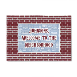 Housewarming 4' x 6' Indoor Area Rug (Personalized)