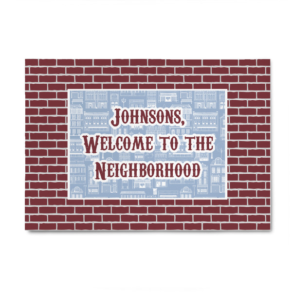 Custom Housewarming 4' x 6' Patio Rug (Personalized)