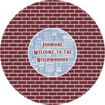 Housewarming Multipurpose Round Labels - 5" (Personalized)