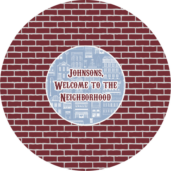 Custom Housewarming Multipurpose Round Labels - 5" (Personalized)