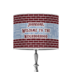 Housewarming 8" Drum Lamp Shade - Poly-film (Personalized)