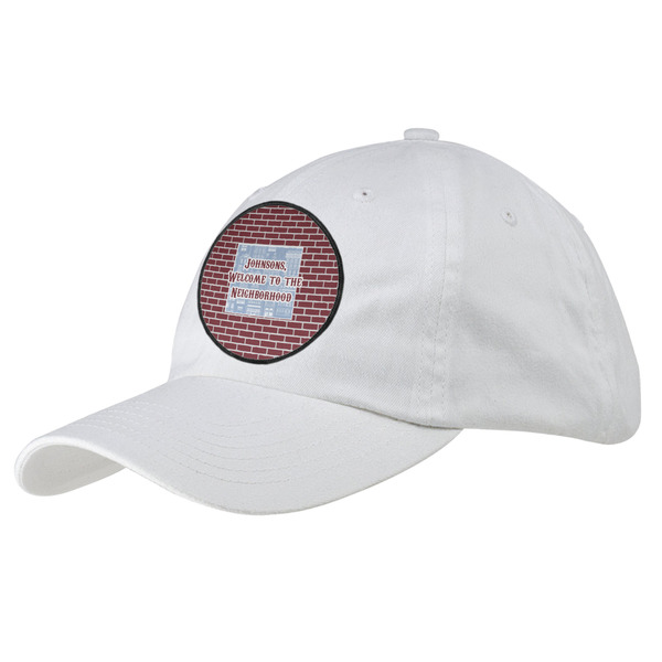 Custom Housewarming Baseball Cap - White (Personalized)