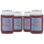 Housewarming Can Cooler (12 oz) - Set of 4 w/ Name or Text