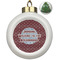 Housewarming Ceramic Christmas Ornament - Xmas Tree (Front View)