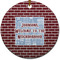 Housewarming Ceramic Flat Ornament - Circle (Front)