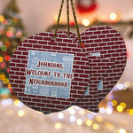 Housewarming Ceramic Ornament w/ Name or Text