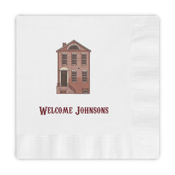 Housewarming Embossed Decorative Napkins (Personalized)