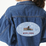 Housewarming Twill Iron On Patch - Custom Shape - 3XL (Personalized)