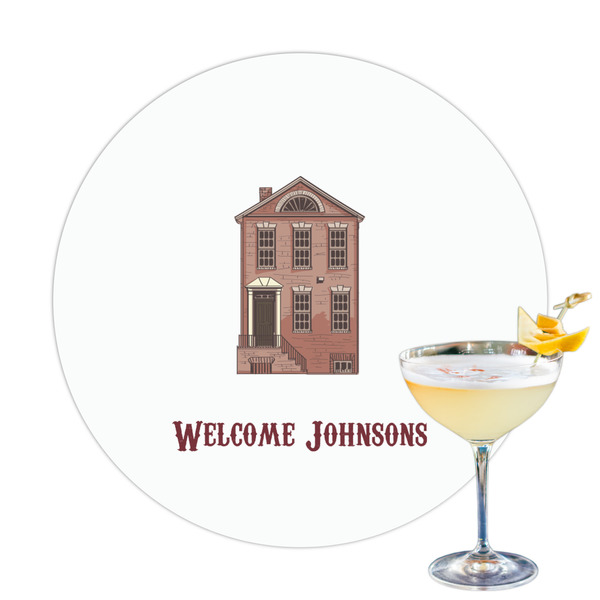 Custom Housewarming Printed Drink Topper (Personalized)