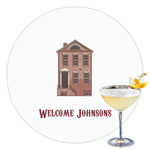 Housewarming Printed Drink Topper - 3.5" (Personalized)