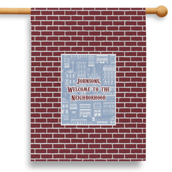 Housewarming 28" House Flag - Single Sided (Personalized)