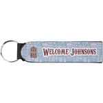 Housewarming Neoprene Keychain Fob (Personalized)