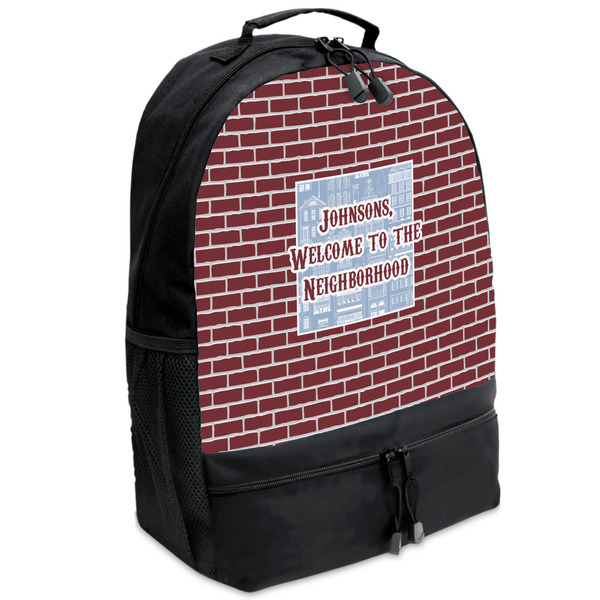 Custom Housewarming Backpacks - Black (Personalized)