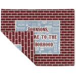 Housewarming Double-Sided Linen Placemat - Single w/ Name or Text