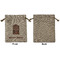 Housewarming Medium Burlap Gift Bag - Front Approval