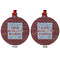 Housewarming Metal Ball Ornament - Front and Back