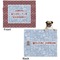 Housewarming Microfleece Dog Blanket - Large- Front & Back