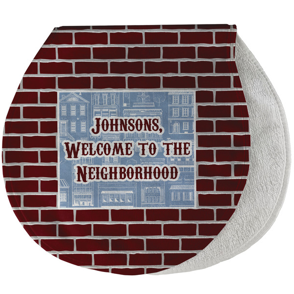 Custom Housewarming Burp Pad - Velour w/ Name or Text