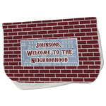 Housewarming Burp Cloth - Fleece w/ Name or Text