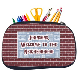 Housewarming Neoprene Pencil Case - Medium w/ Name or Text