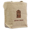 Housewarming Reusable Cotton Grocery Bag - Front View