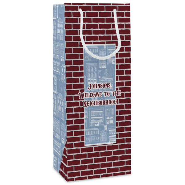 Custom Housewarming Wine Gift Bags (Personalized)