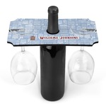 Housewarming Wine Bottle & Glass Holder (Personalized)