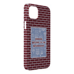 Housewarming iPhone Case - Plastic - iPhone 14 Plus (Personalized)