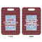 Welcome To The Neighborhood Aluminum Luggage Tag (Front + Back)