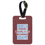 Housewarming Metal Luggage Tag w/ Name or Text