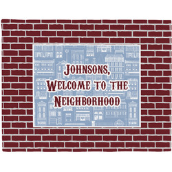 Housewarming Woven Fabric Placemat - Twill w/ Name or Text