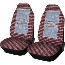 Housewarming Car Seat Covers (Set of Two) (Personalized)