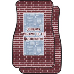 Housewarming Car Floor Mats (Front Seat) (Personalized)